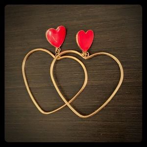 Heart earrings